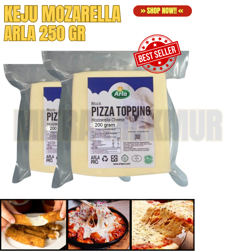 

Keju Mozarela Arla 250 Gr Import Denmark ( Halal )