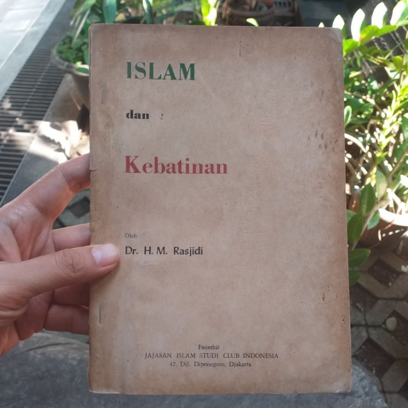 Original | Islam dan Kebatinan, oleh H.M. Rasjidi