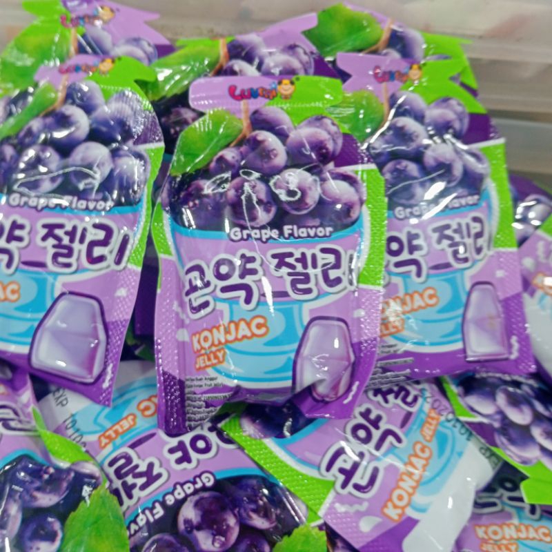 

grape flavor konjac jelly 250grm