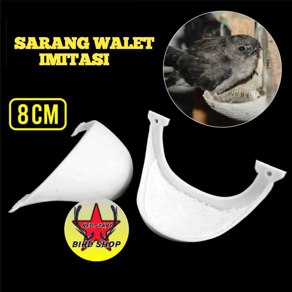 Sarang Walet Imitasi Fake Nest Sarang Burung Walet Mangkok Sarang Plastik Pancingan Telur Bertelur B