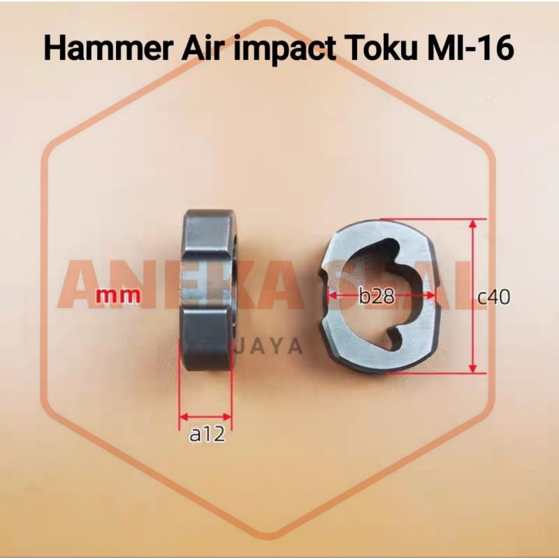 HAMMER AIR IMPACT TOKU MI-16 SPAREPART AIR IMPACT BAN