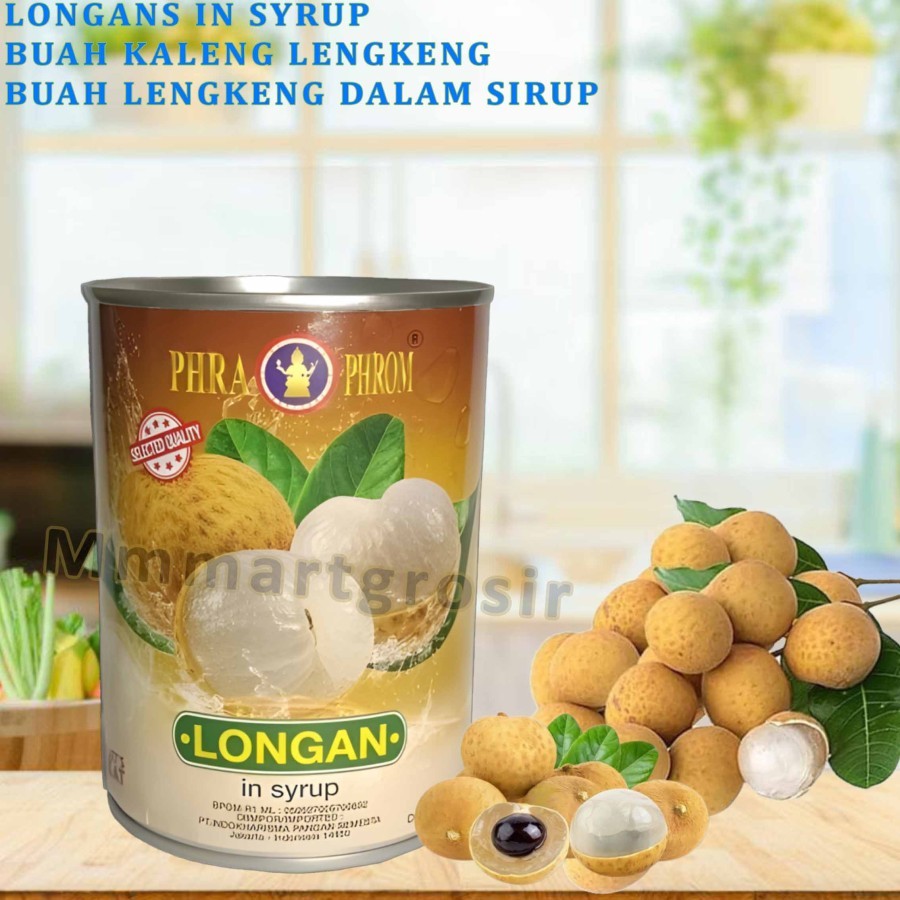 

Longans In Syrup / Buah Kaleng Lengkeng / Buah Lengkeng Dalam Sirup / 565gr