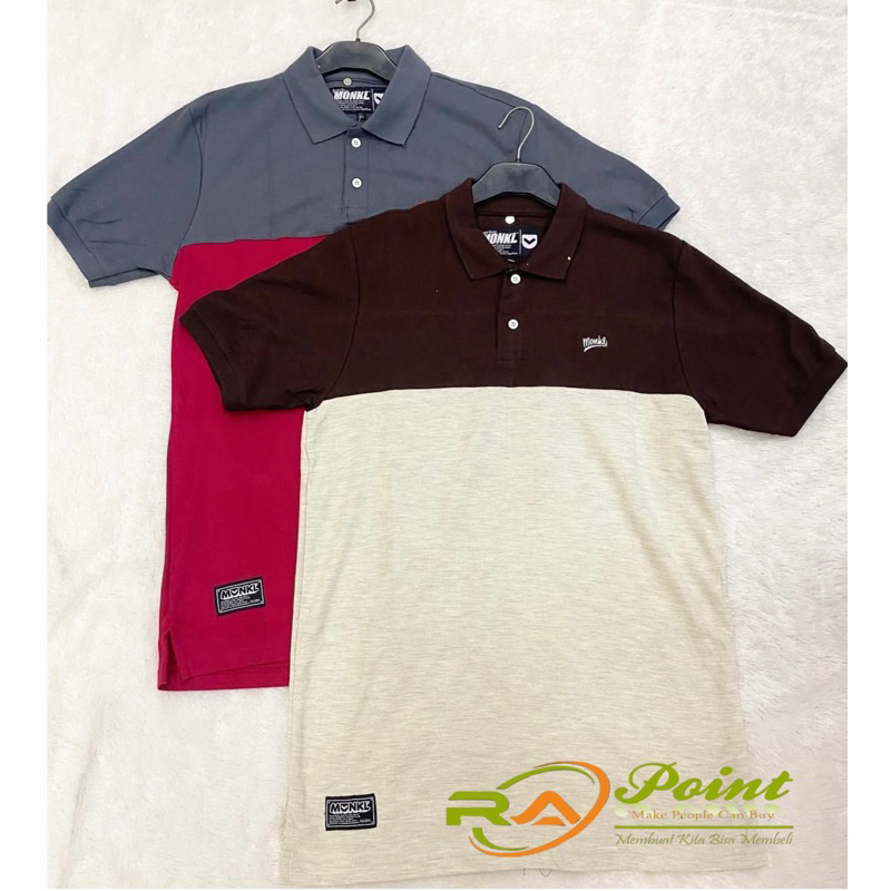 KAOS KERAH PRIA MONKL