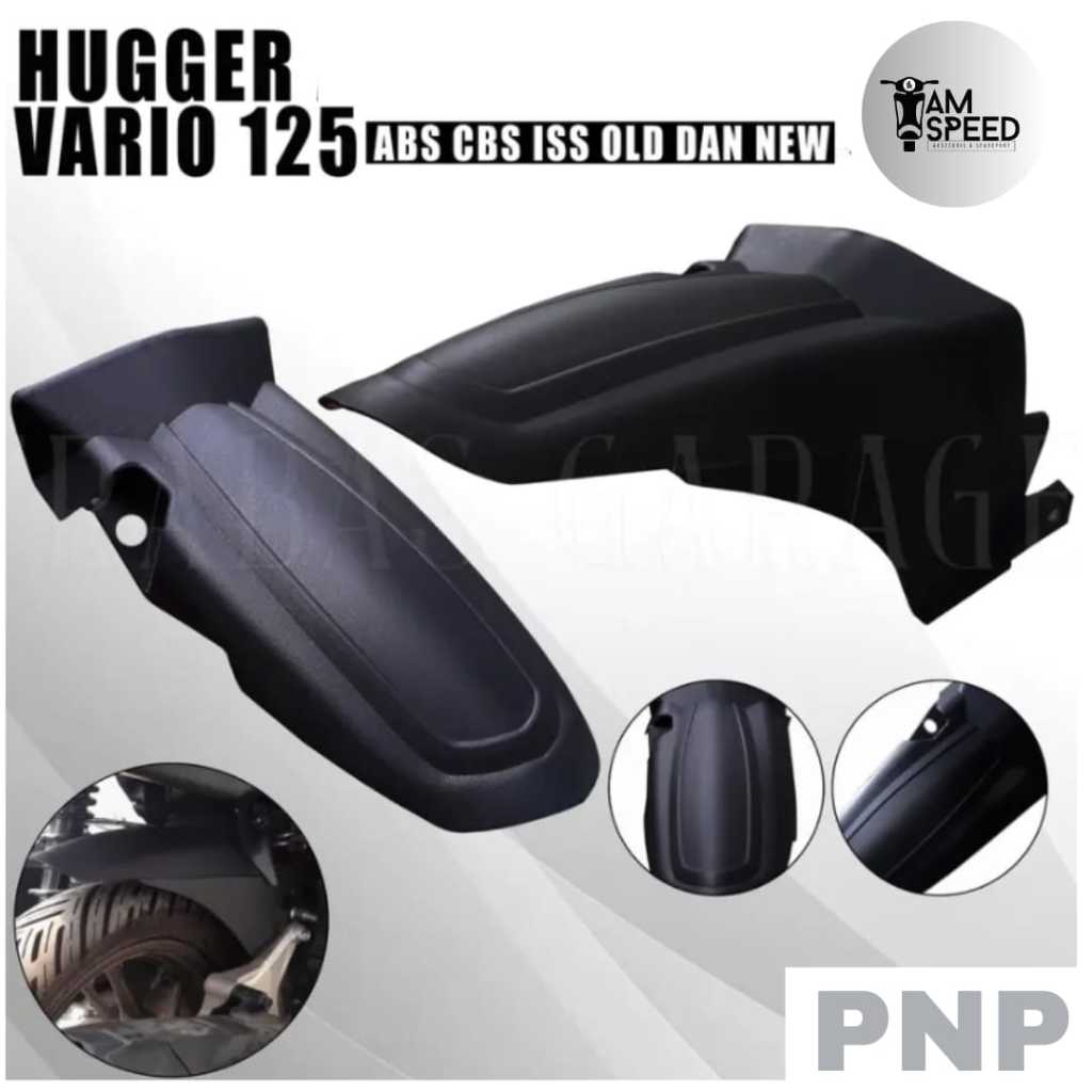 Spakbor kolong Karpet Lumpur  Vario 125 150 WARNA HITAM DOFF