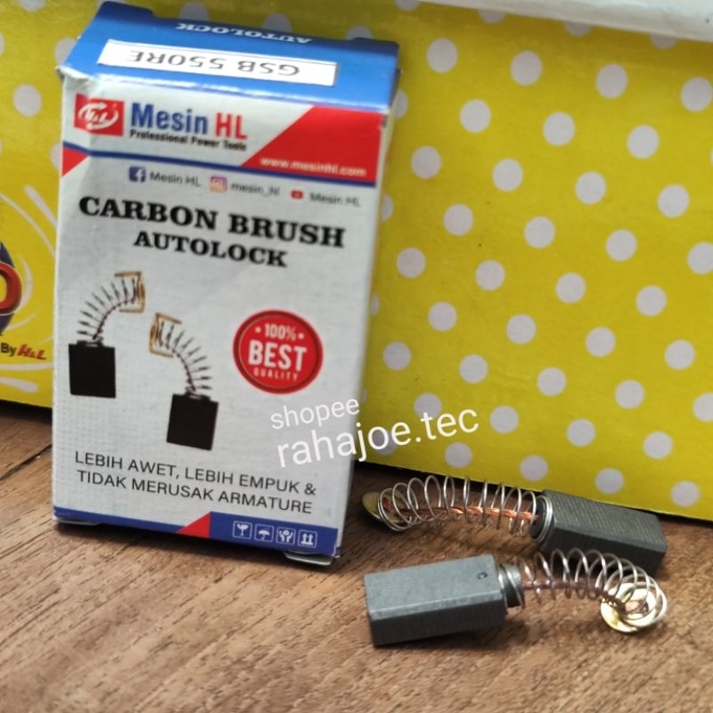 Arang GSB550 RE Mesin Bor Bosch 13mm Bostel GSB 550 RE Carbon Brush CB 550RE