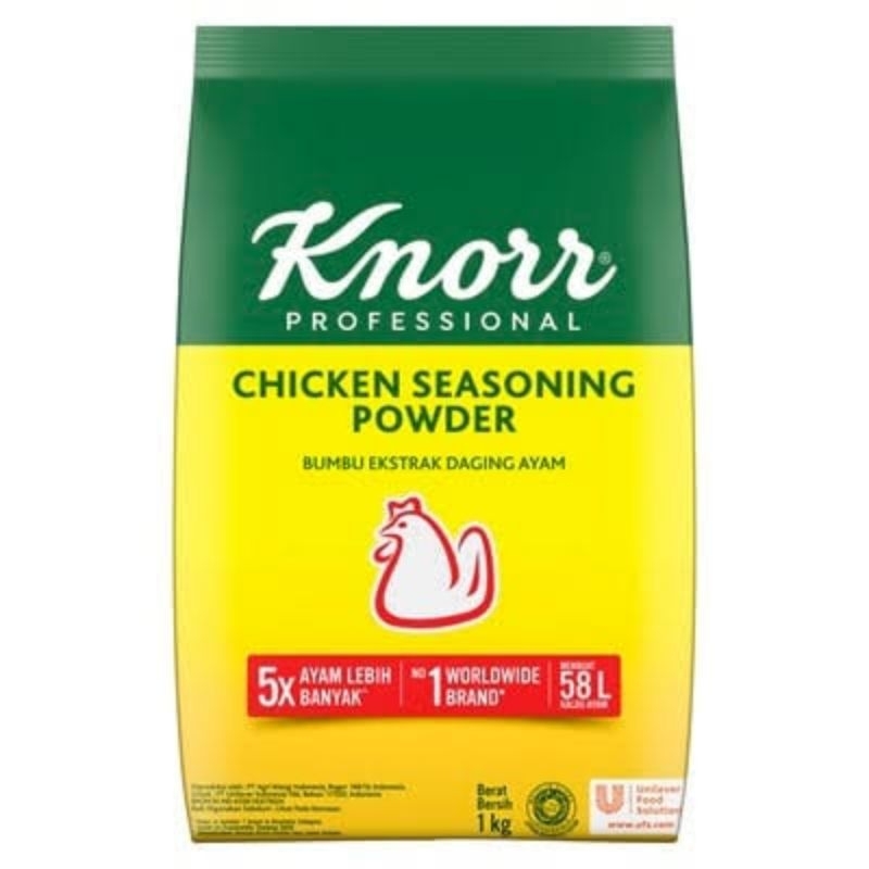 

Knorr Professional Bumbu Ekstrak Daging Ayam 1 Kg (Knorr Chicken Seasoning Powder Refill 1kg)