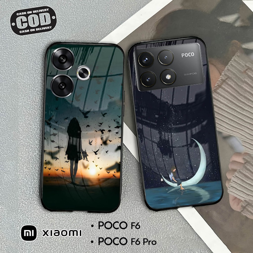 Softcase Kaca For POCO F6 & POCO F6 PRO - Case Handphone POCO F6 & POCO F6 PRO [T38].