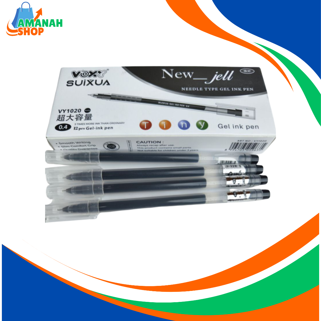 

Pulpen / bolpoin / pen gel /alata tulis / pulpen basah VOXY SUIXUA 1pack 12pcs