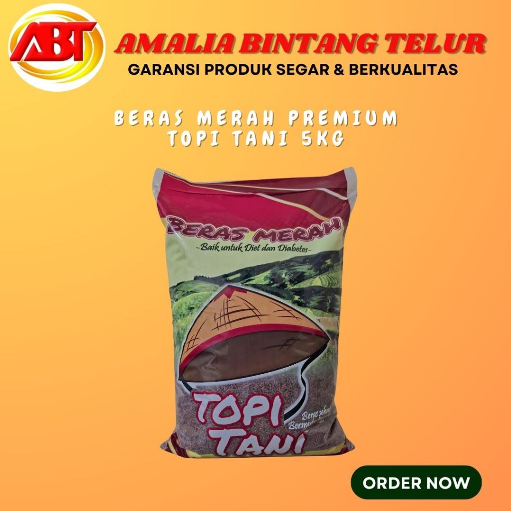 

ABT - Beras Merah Premium Topi Tani 5kg