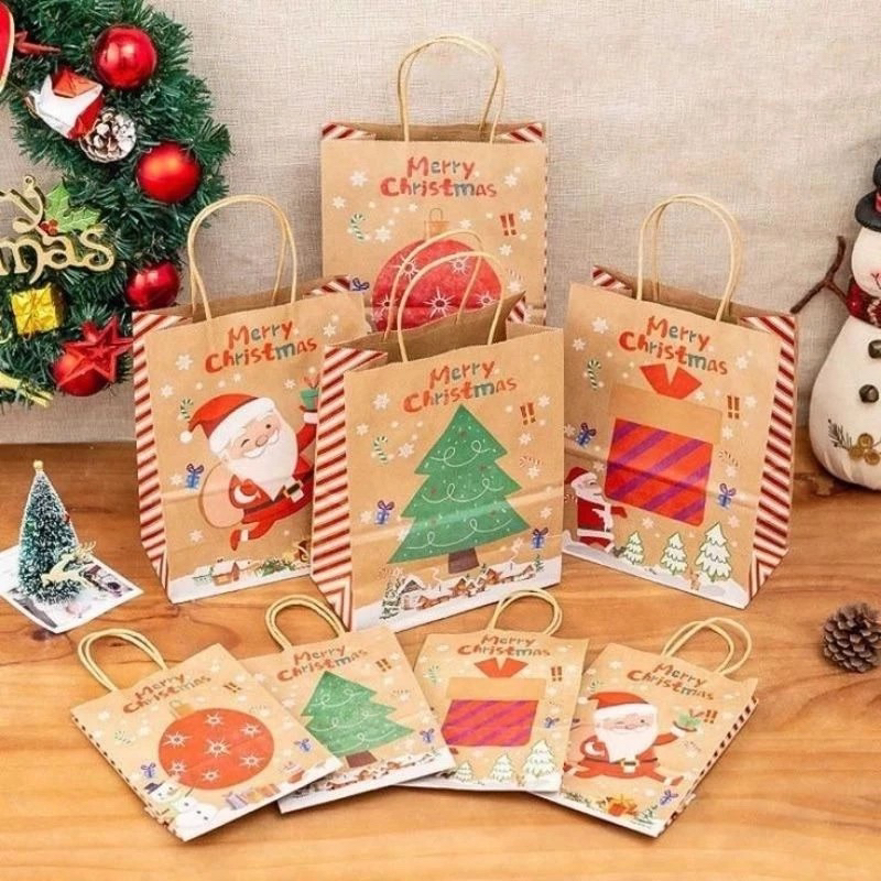 

Ready Paperbag Natal Kantong Christmas