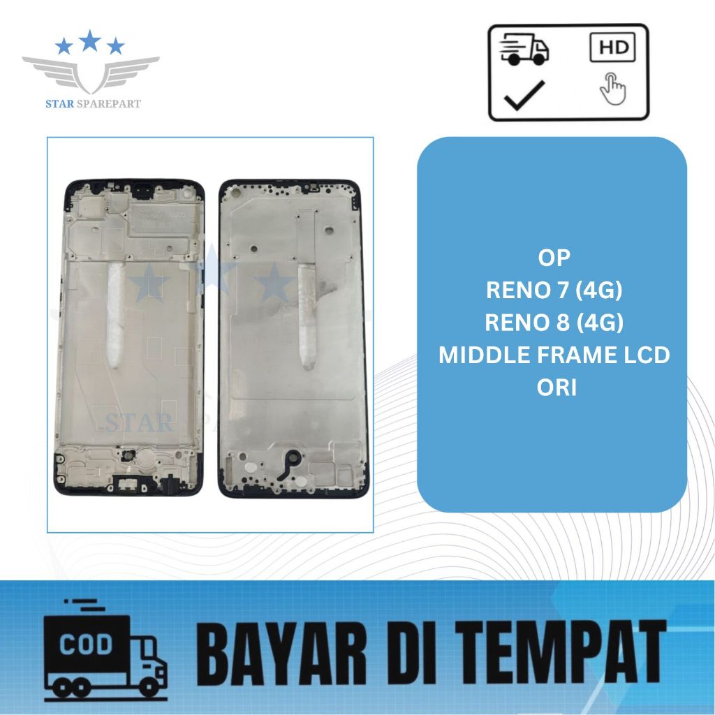 MIDDLE FRAME LCD RENO 7 ( 4G ) / RENO 8 ( 4G ) / DUDUKAN LCD