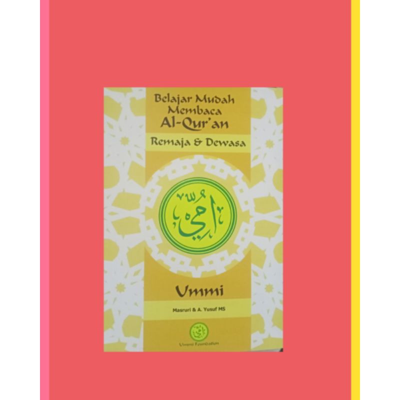 buku ummi Belajar Mudah Al-Qur'an Remaja & Dewasa jilid 1 sampai 3