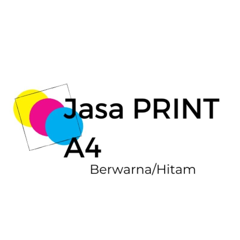 PRINT Kertas A4 75g BERWARNA/HITAM