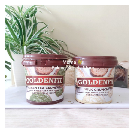 

GOLDENFIL Selai White Chocolate Putih Susu Milk Crunchy Malt Enak 1 Kg