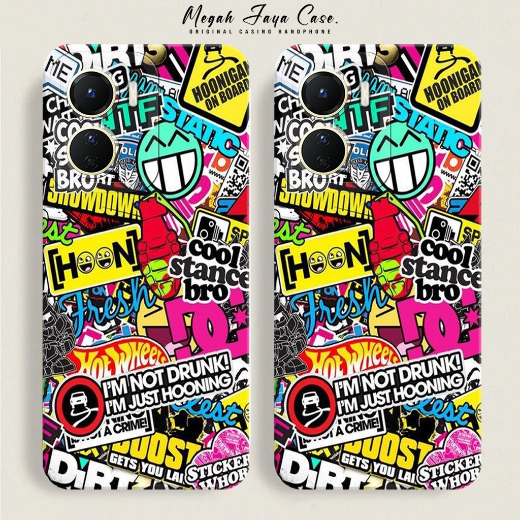 Case VIVO Y16 - Softcase Hp VIVO Y16 Motif GRAFF - Casing Hp VIVO Y16 - Softcase Pro Camera - Siliko