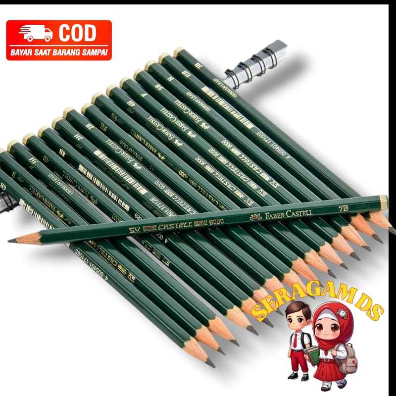 

Pensil Faber Castell 2B (1PCS)