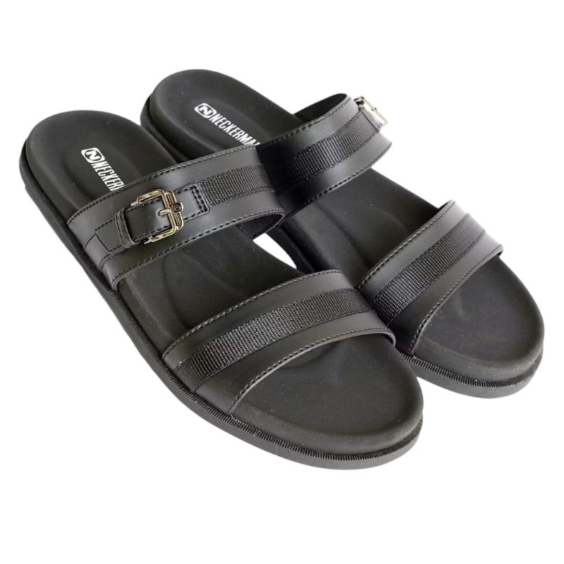 sandal pria neckerman madisoon 02 hitam full