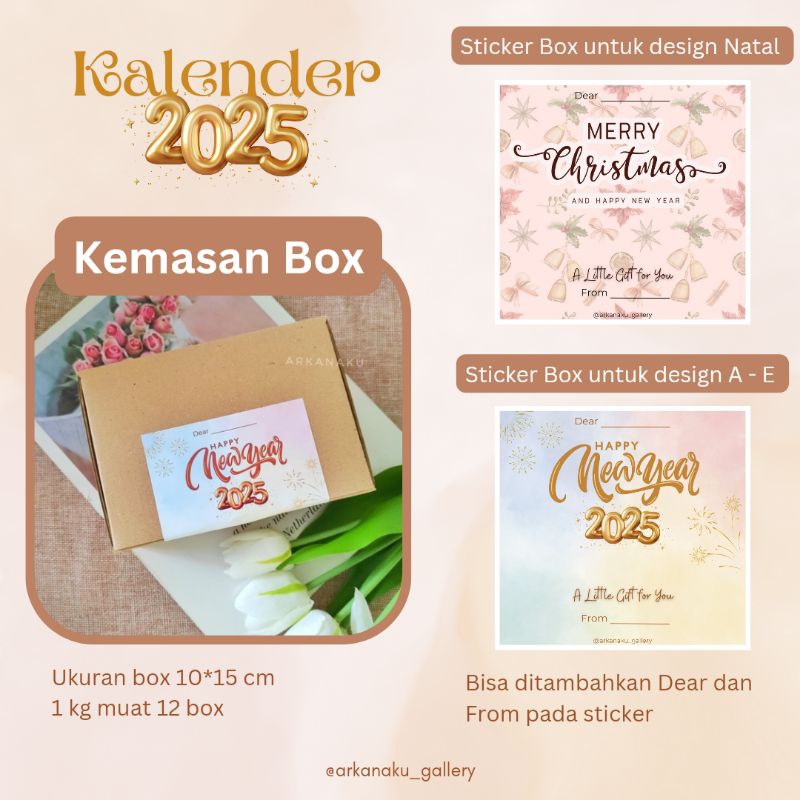

KEMASAN BOX UNTUK KALENDER