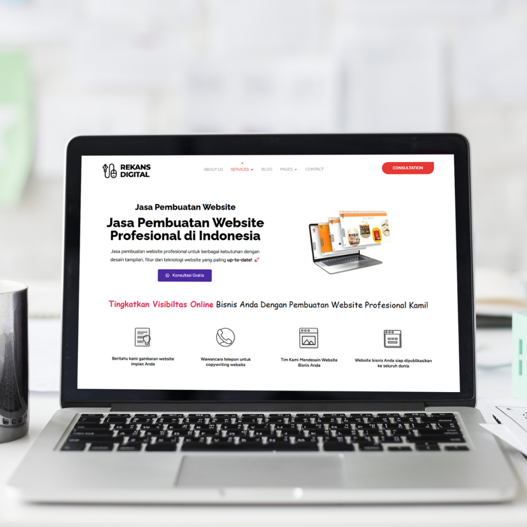 Jasa SEO Website Bisnis Profesional, Pembuatan Website dengan SEO dan Desain Kustom