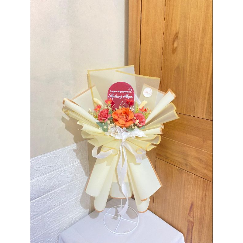 Buket akrilik Buket bunga akrilik Buket wisuda lamaran graduation