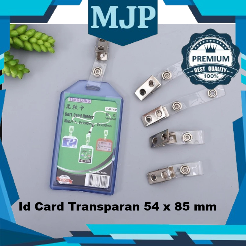

Id Card Transparan / Tempat Tag Nama / Tempat Kartu Identitas / Kartu Identitas Akrilik / Case ID By MJP Mart