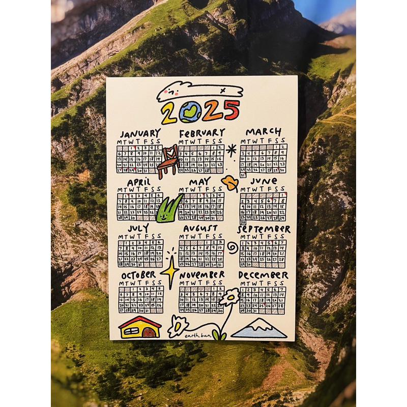 

2025 calendar (A3)