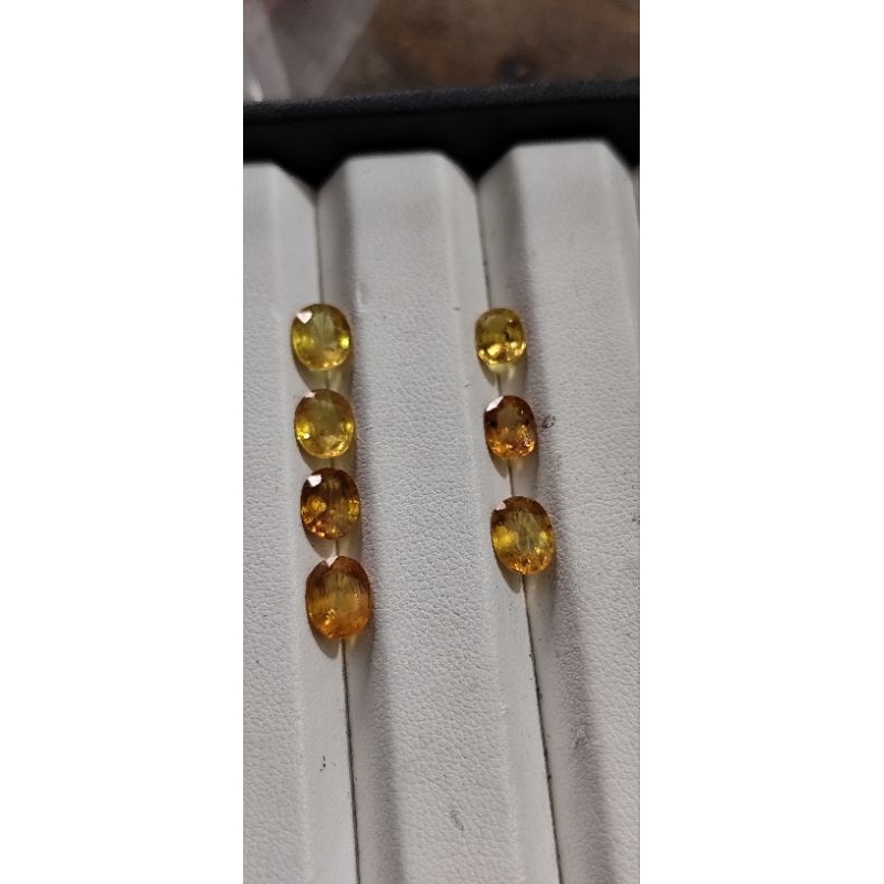 Yellow Sapphire Tanzania 300rb per Pcs
