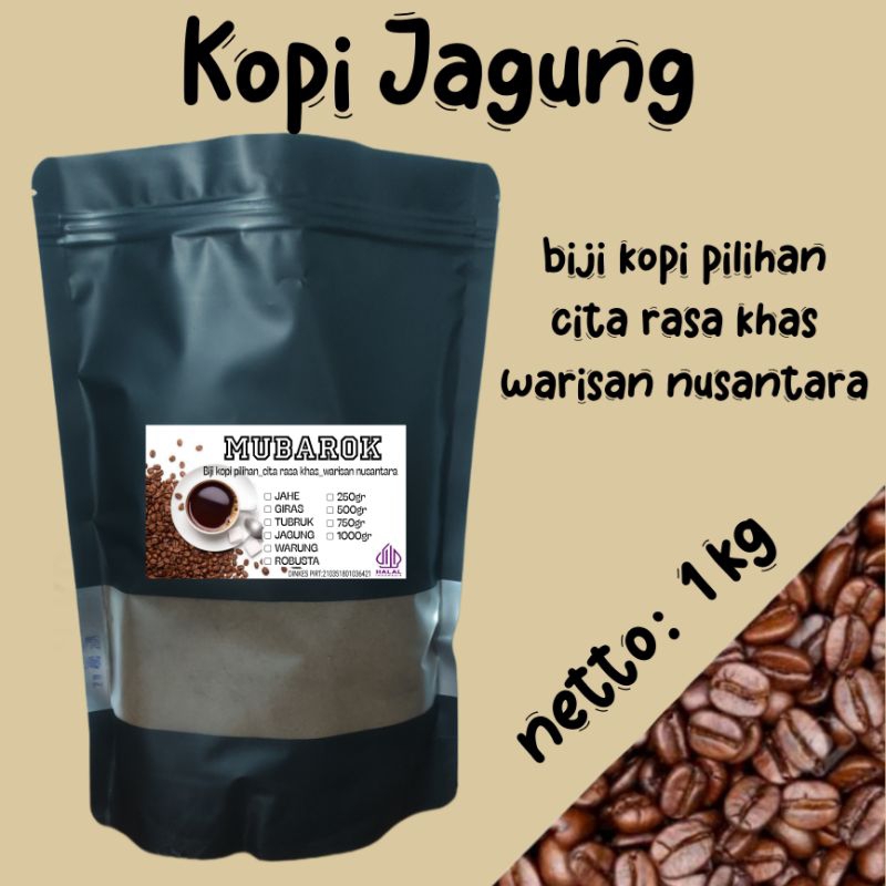 

Kopi Bubuk Jagung 1000g Murah dan Enak