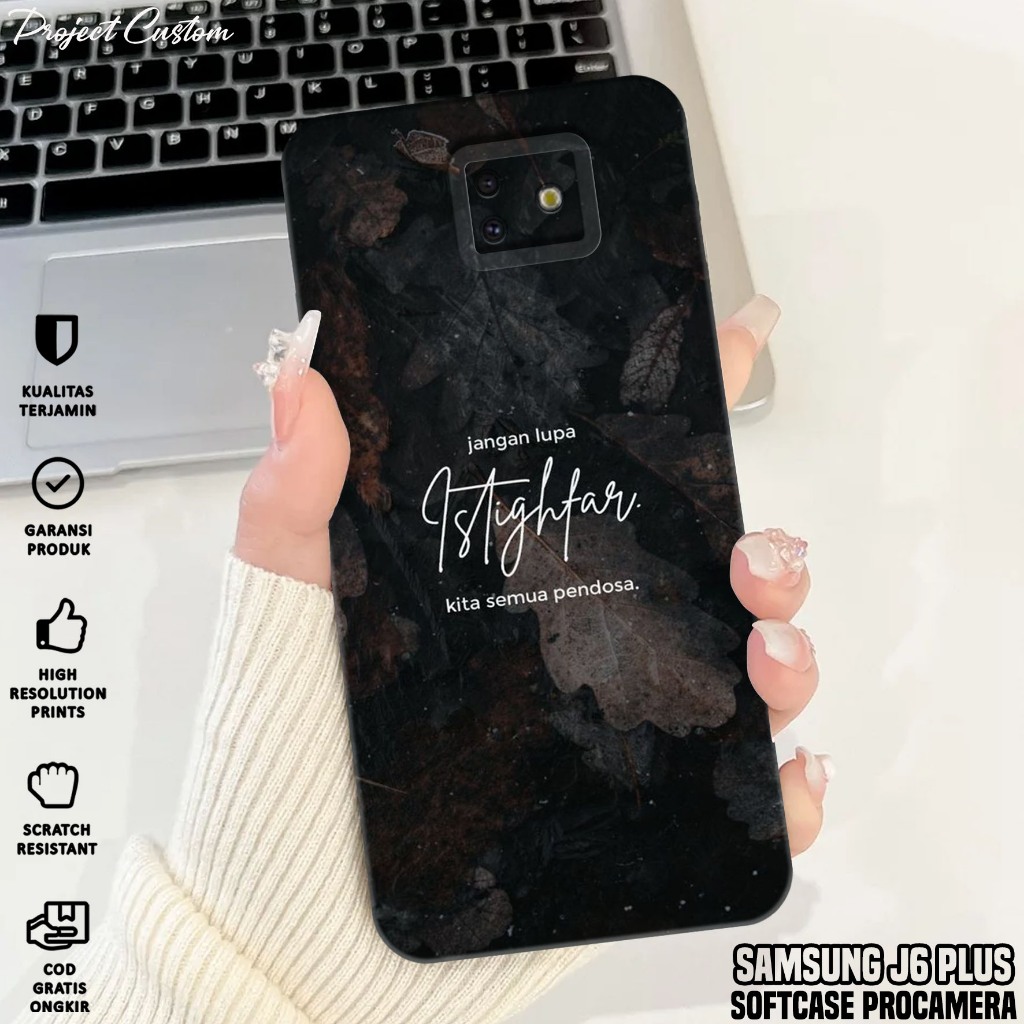 Softcase SAMSUNG J6 PLUS - Case Hp SAMSUNG J6 PLUS ( QUOTES ) Silikon Hp SAMSUNG J6+ - Casing Hp SAM