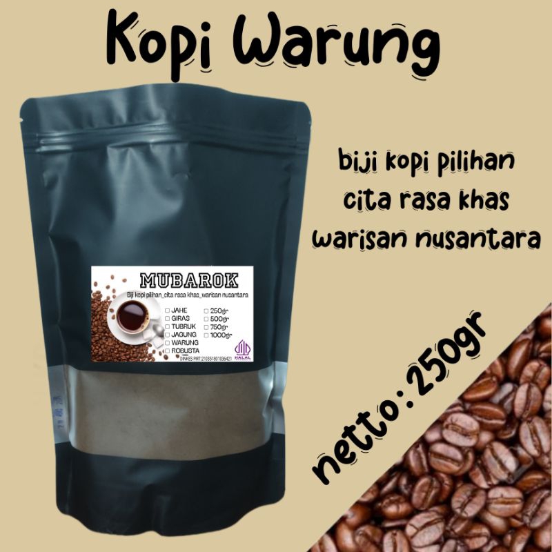 

Kopi Bubuk Warung 250g Harga Terjangkau