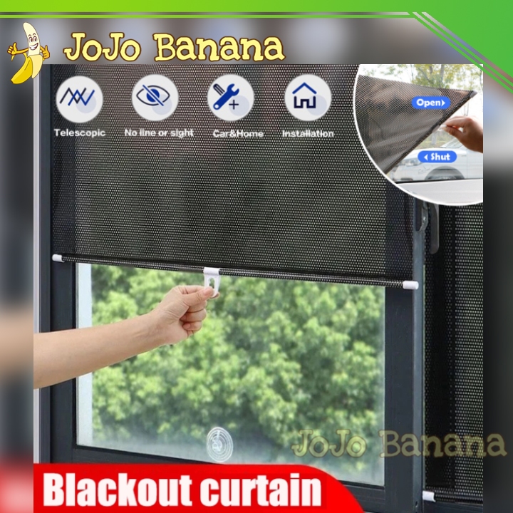 OTOHEROES Tirai Penahan Sinar Matahari Roller Blind Curtain Jendela dan Mobil