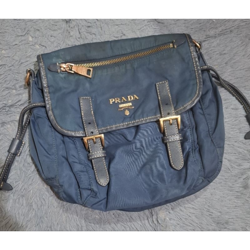 Preloved Prada original 100% sling bag tas slempang fashion wanita