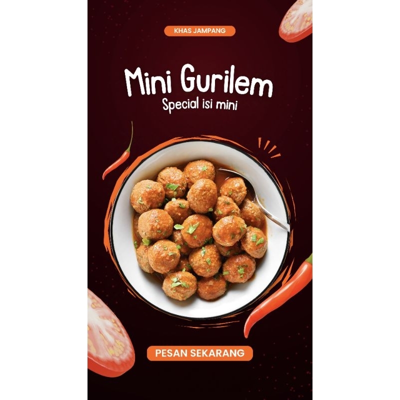 

Cilok Gurilem "Isi cilok mini gurilem