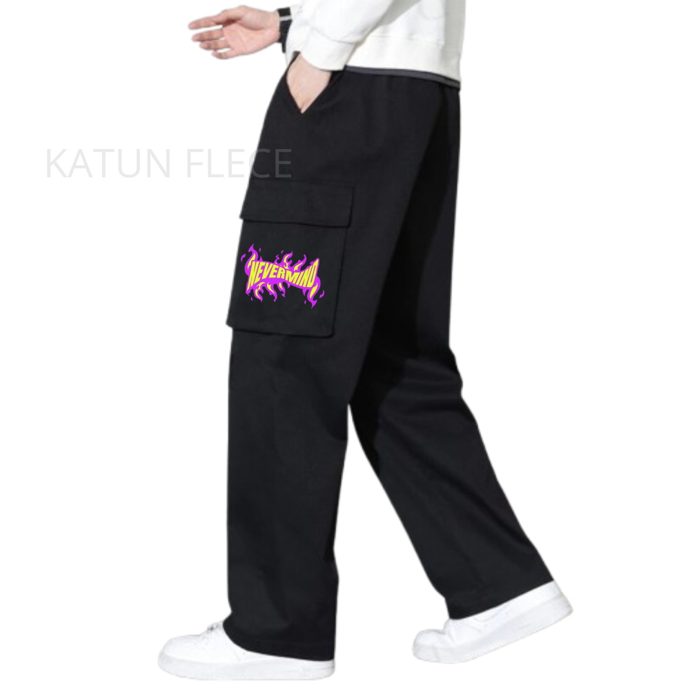 Celana cargo pria Celana cargo pria Oversize 2024 fashion Style Cargo Pants Korean Style celana gomb