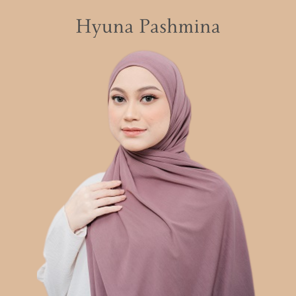 Hansoul | Hyuna Pashmina Kaos Malay | Pashmina Rayon Simple Earthtone