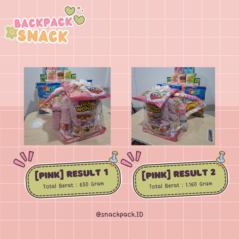 

[GIFT] BACKPACK SNACK BIG | Free Kartu & Lembar Ucapan