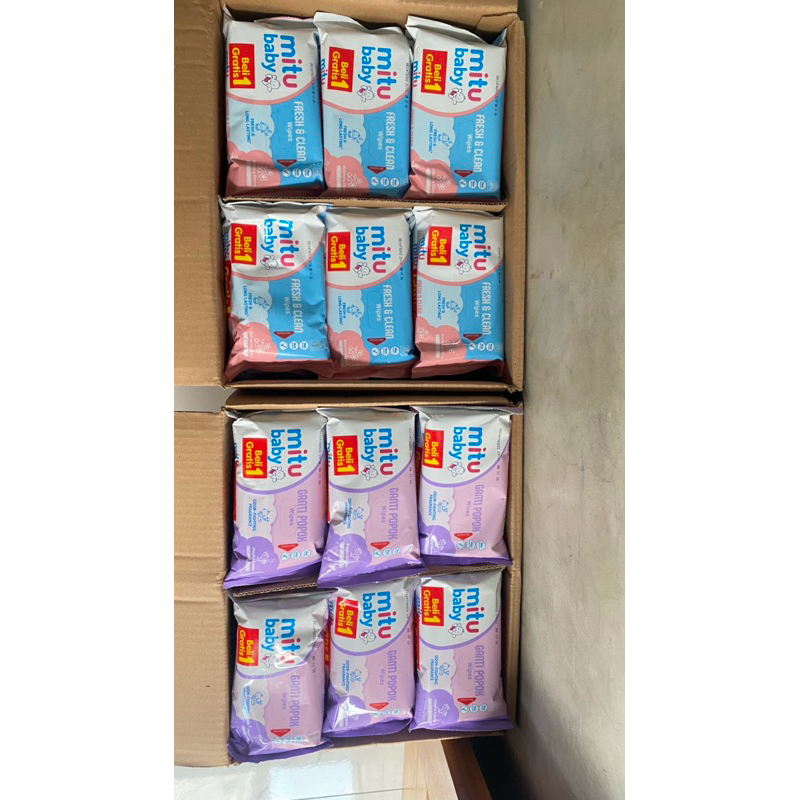 tissue/tisu basah mitu baby buy1get1