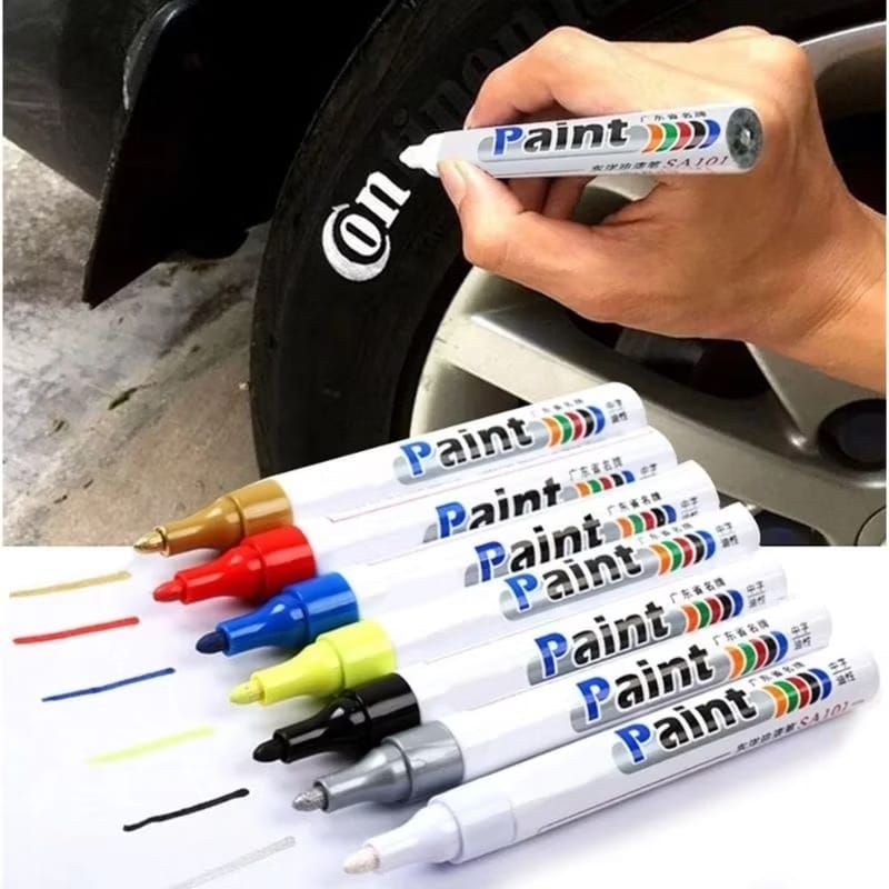 

Spidol Ban Sepeda Motor dan Mobil Toyo Tyre Paint Marker Permanent