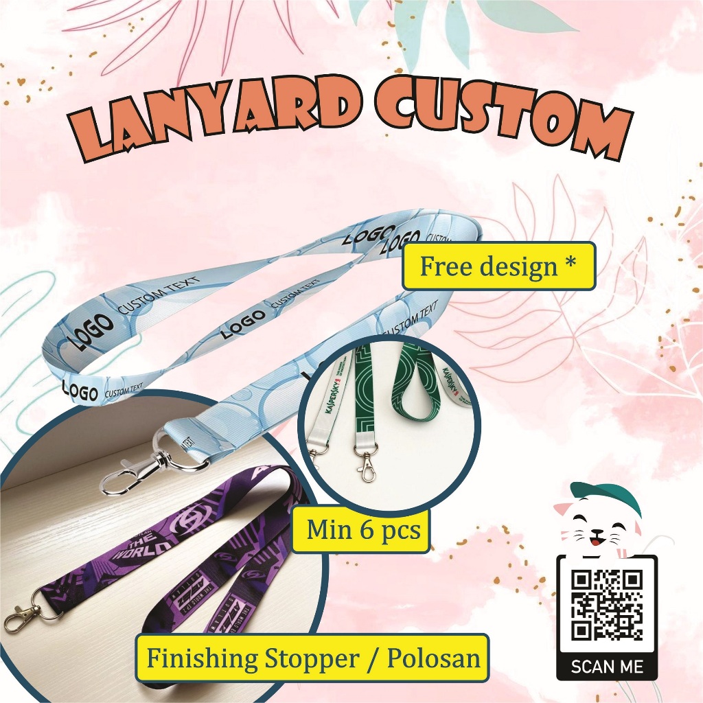 

Custom Lanyard | Lanyard Custom Member | Lanyard Acara Murah | Lanyard ID CARD