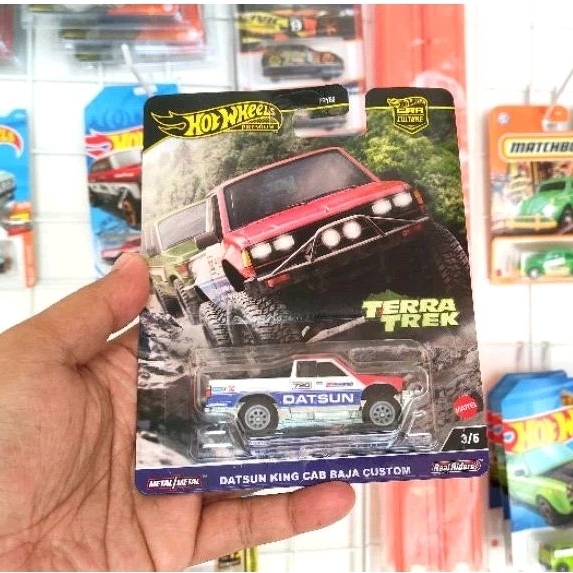 HOT WHEELS PREMIUM TERRA TREK DATSUN KING CAB BAJA CUSTOM