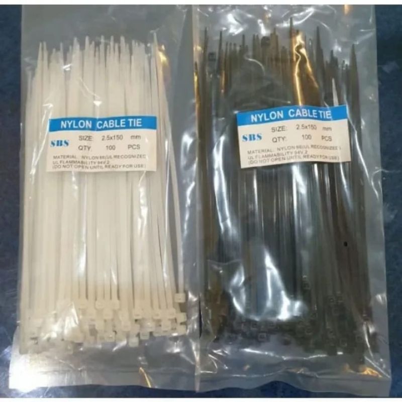 

Kabel Ties | Insulock | Cable Ties 2.5 x 150 mm 15 cm 100Pcs