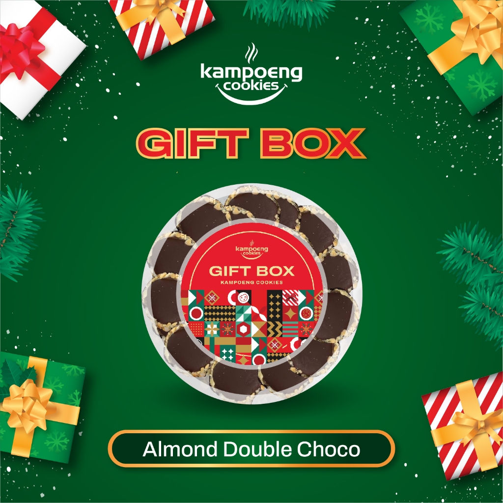 

Kue Kering Almond Double Choco Premium Kampoeng Cookies 500 gram | Kue Kering Tahun Baru