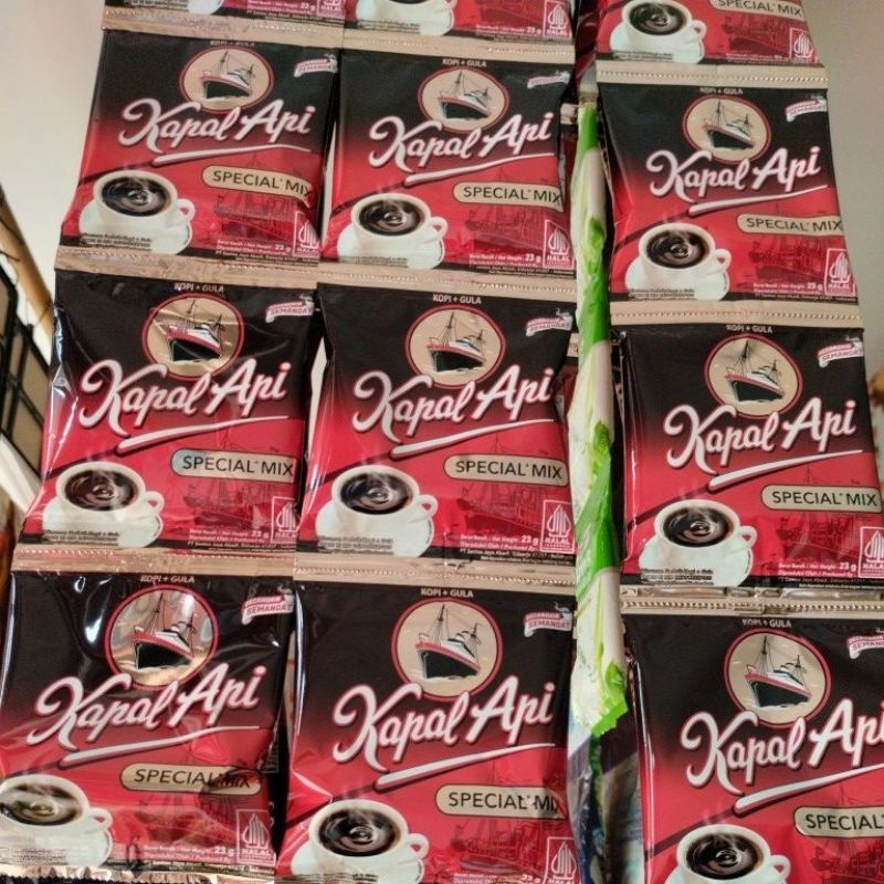 

kopi kapal api special mix kopi gula 1renceng isi 10bungkus