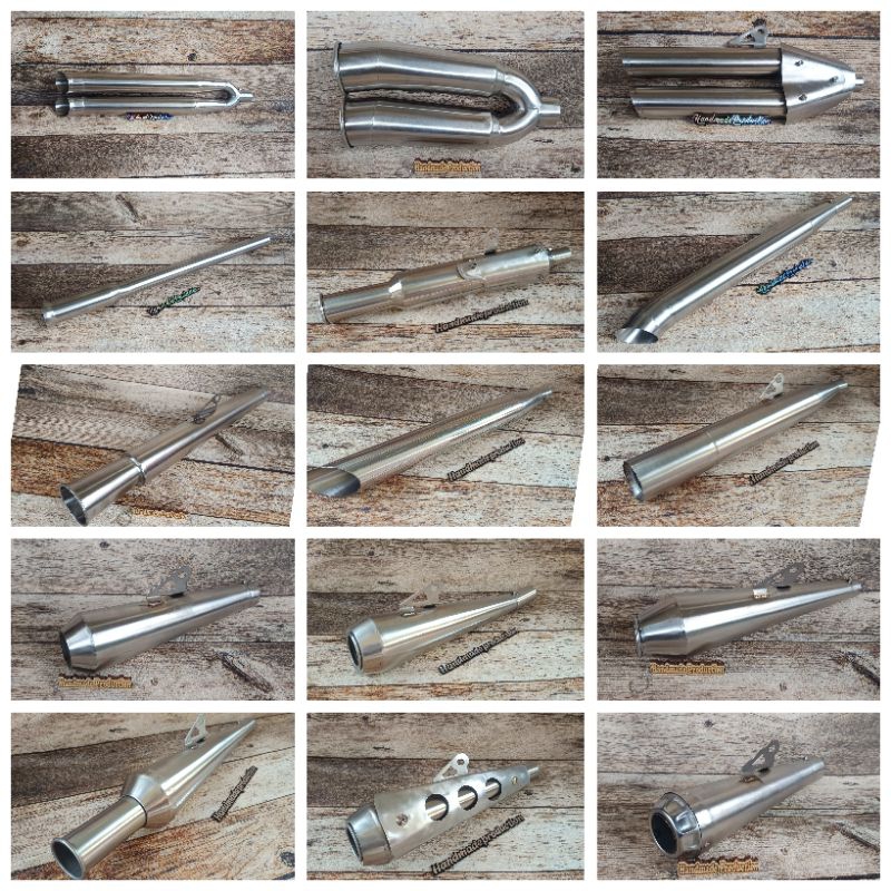 Knalpot Motor Japstyle Kenalpot Motor Custom Japstyle Caferacer Bratstyle Knalpot Cb Tiger Megapro S