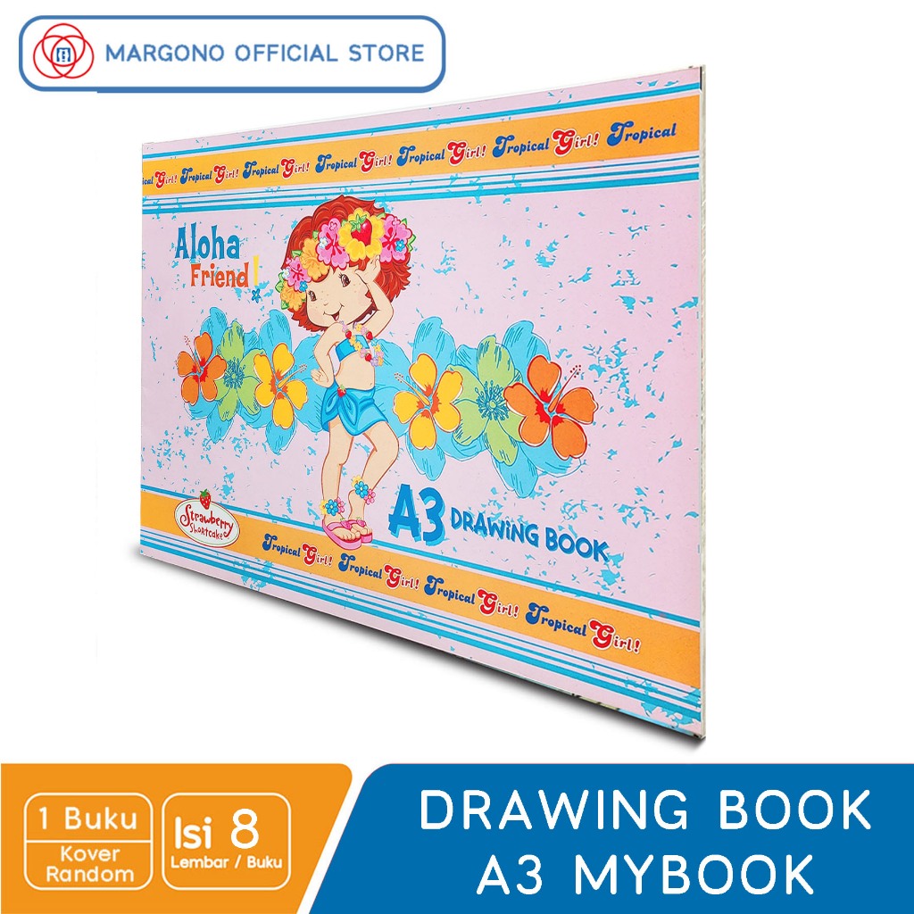 

My Book Buku Gambar Besar A3 Strawberry Shortcake - 8 Lembar