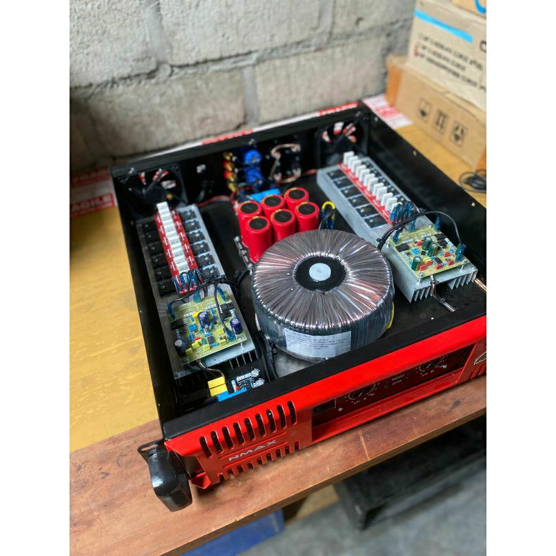 POWER AMPLIFER AUDIO RAKITAN 15 AMPER BOK NMAX MERAH