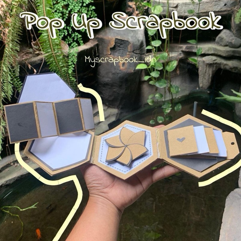 [Ready] Pop Up Scrapbook / kado ulang tahun / hadiah anniversary / kartu ucapan dengan foto untuk pa
