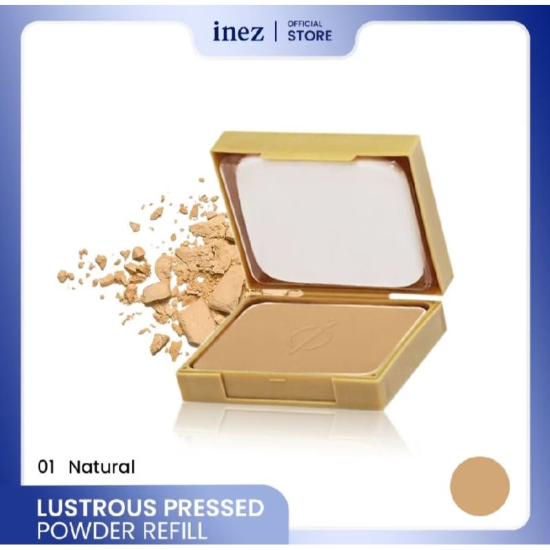 Inez 900 Refill Lustrous Pressed Powder / Inez 900 Bedak Padat Gold