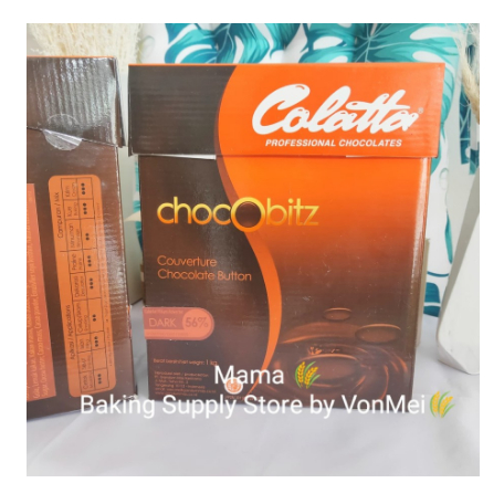 

COLATTA Couverture Dark Chocolate 56% Cokelat Coklat Mudah Leleh 1kg