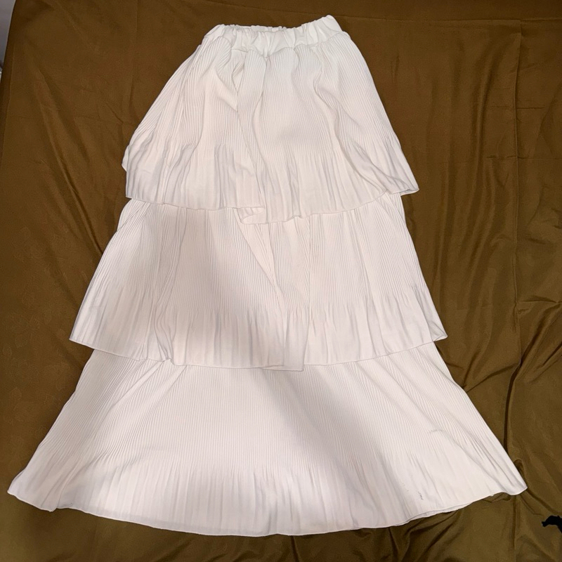 Rok Layer Putih Preloved